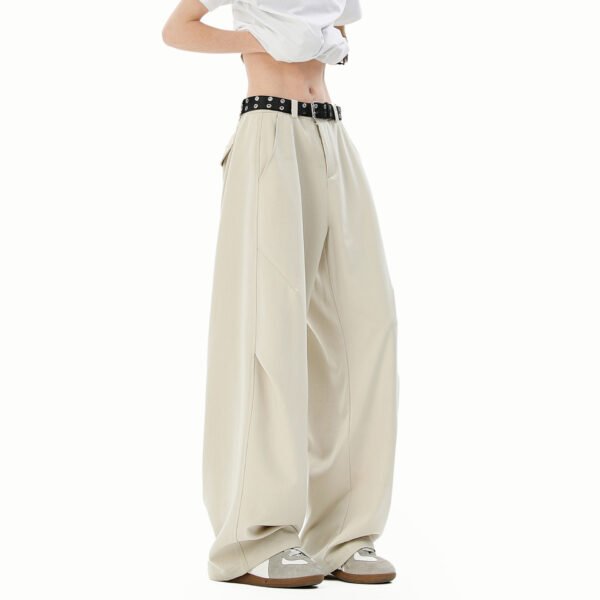 Cleanfit Trousers for Men Loose Fit Casual Floor-Length Straight-Leg Long Pants - Image 3