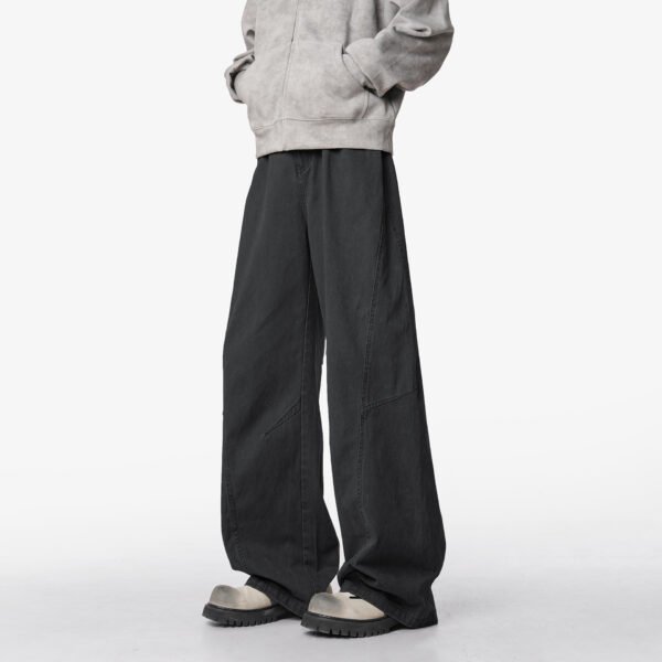 Men's Spring Lumberjack Pants Loose Straight Leg Tapered Casual Pants