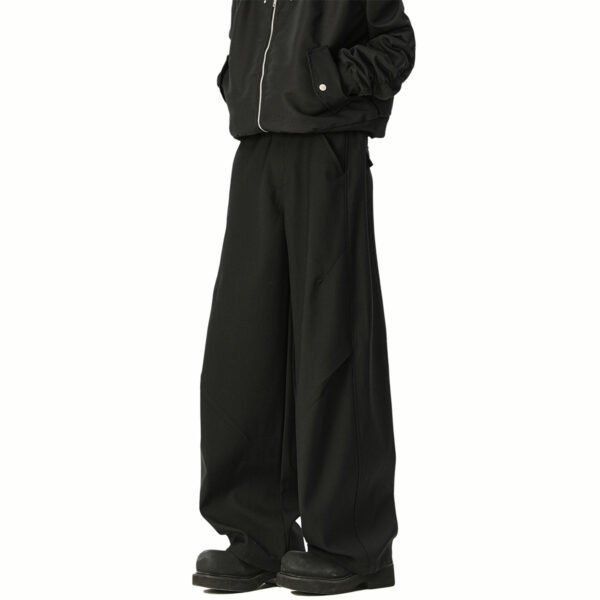 Cleanfit Trousers for Men Loose Fit Casual Floor-Length Straight-Leg Long Pants - Image 6