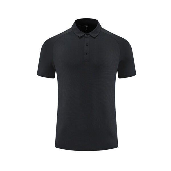 Sports quick drying polo shirt men's summer business collar short sleeved quick drying running top fitness training suit - Image 7